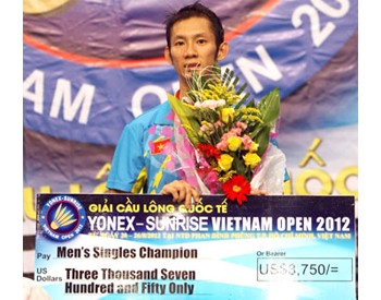 Tien Minh wins Vietnam Open 2012 (Photo: SGGP)